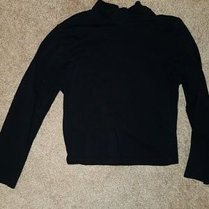 Cropped turtle neck